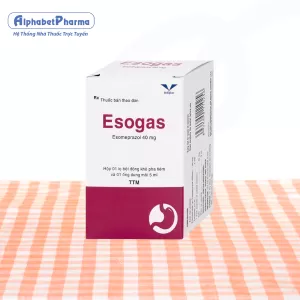 Thuốc bột pha tiêm Esogas 40mg Bidiphar