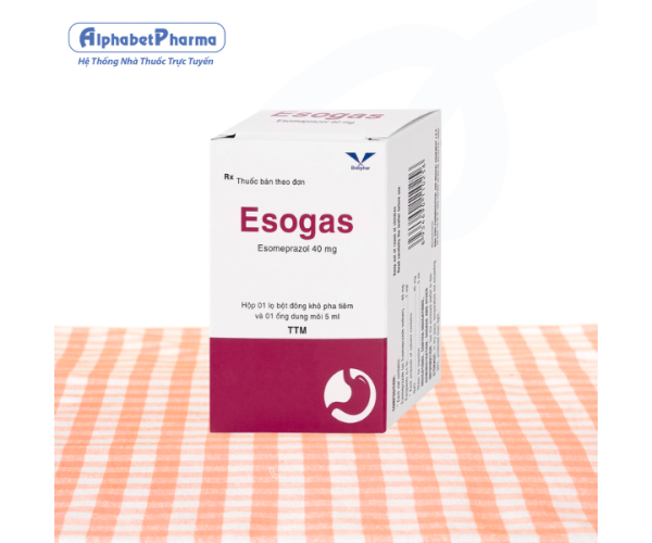 Thuốc bột pha tiêm Esogas 40mg Bidiphar