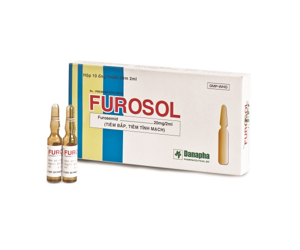Dung dịch tiêm Furosol 20mg/2ml (10 ống/hộp)