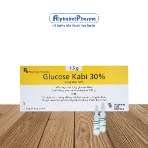 Dung dịch tiêm truyền Glucose Kabi 30% (50 ống/hộp)