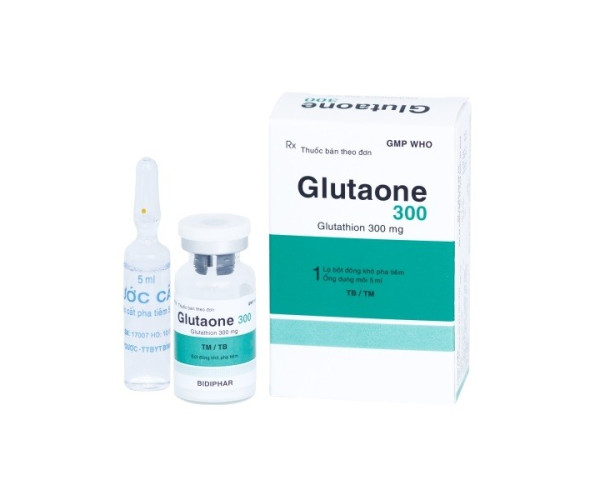 Thuốc bột pha tiêm Glutaone 300 (1 lọ/hộp)