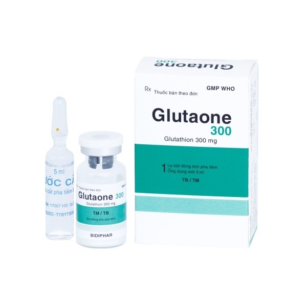 Thuốc bột pha tiêm Glutaone 300 (1 lọ/hộp)