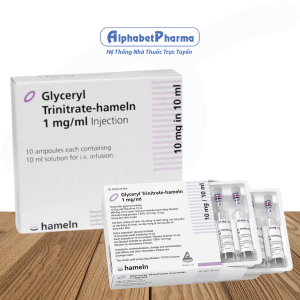 Dung dịch tiêm truyền Glyceryl Trinitrate-hameln 1mg/ml (10 ống/hộp)