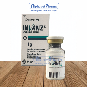 Thuốc bột pha tiêm Invanz 1g (1 lọ/hộp)