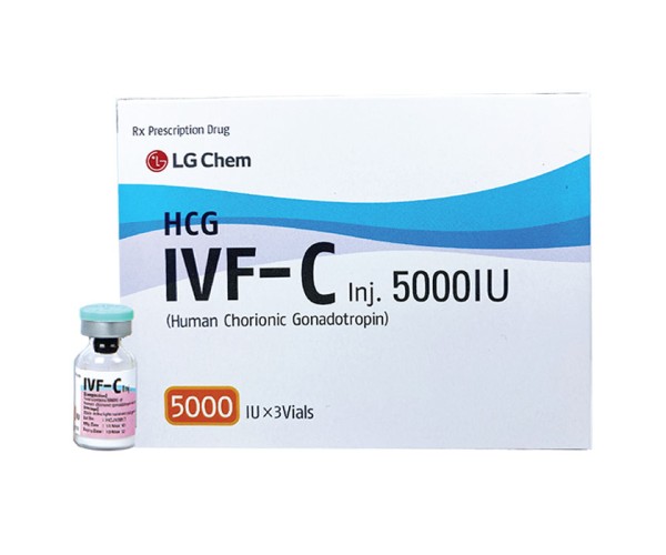 Thuốc bột pha tiêm IVF-C 5000IU (3 lọ/hộp)