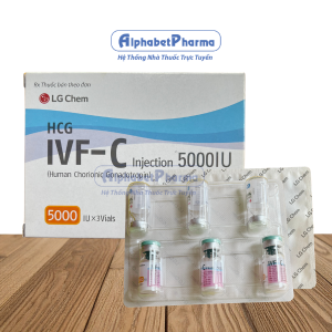 Thuốc bột pha tiêm IVF-C 5000IU (3 lọ/hộp)