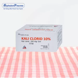 Dung dịch tiêm truyền Kali Clorid 10% Vinphaco 500mg/5ml (50 ống/hộp)