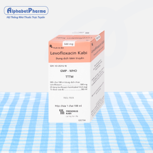 Dung dịch tiêm truyền kháng sinh Levofloxacin Kabi 500mg (100ml)