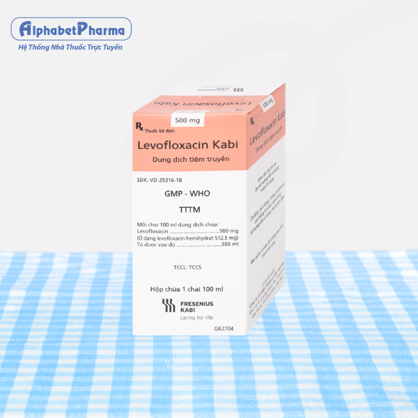 Dung dịch tiêm truyền kháng sinh Levofloxacin Kabi 500mg (100ml)