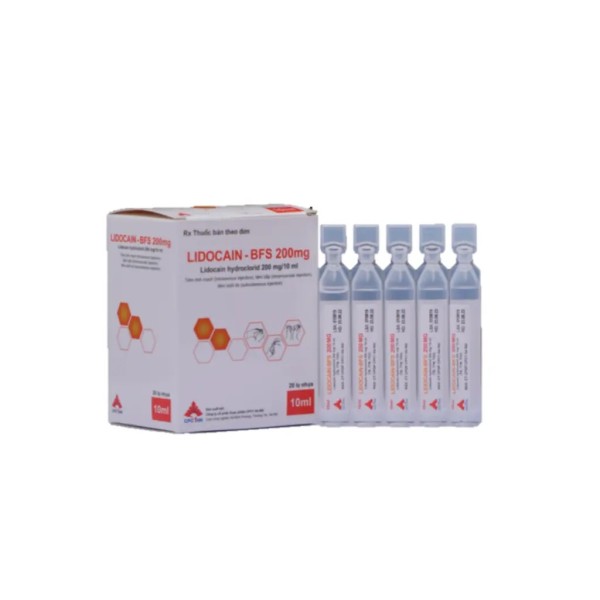 Dung dịch tiêm Lidocain-BFS 200mg 10ml (20 ống/hộp)