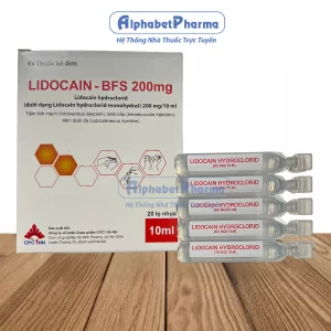 Dung dịch tiêm Lidocain-BFS 200mg 10ml (20 ống/hộp)