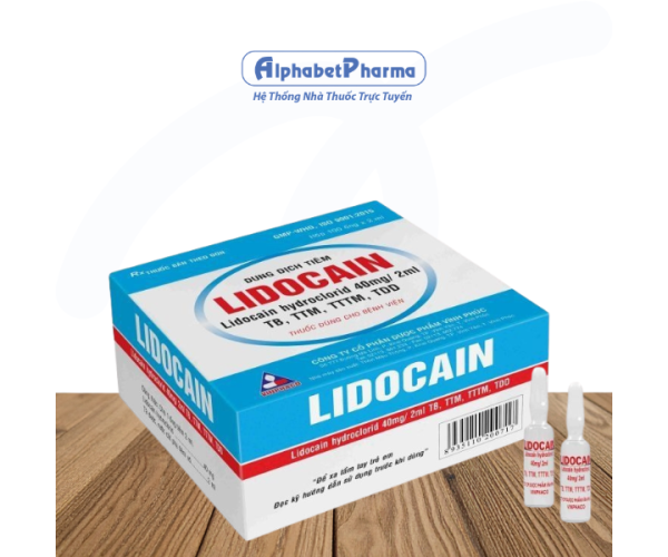 Dung dịch tiêm Lidocain Vinphaco 40mg/2ml (100 ống/hộp)