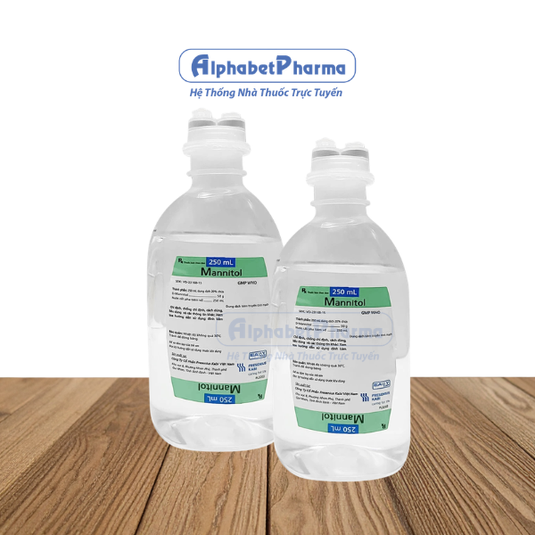 Dung dịch tiêm truyền Mannitol Kabi 20% (250ml)