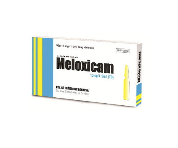 Dung dịch tiêm Meloxicam 15mg/1.5ml (10 ống/hộp)