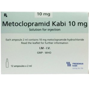 Dung dịch tiêm Metoclopramid Kabi 10mg (12 ống/hộp)