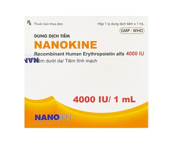 Dung dịch tiêm Nanokine 4000IU/1ml (1 lọ/hộp)