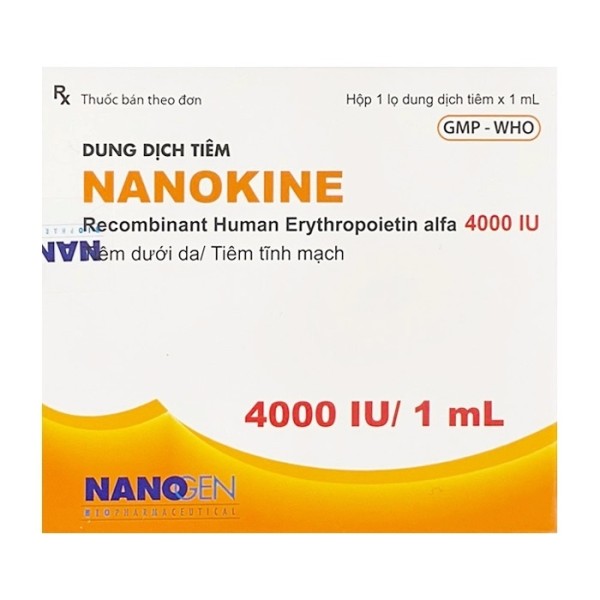Dung dịch tiêm Nanokine 4000IU/1ml (1 lọ/hộp)