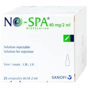 Dung dịch tiêm No-Spa 40mg/2ml (25 ống/hộp)
