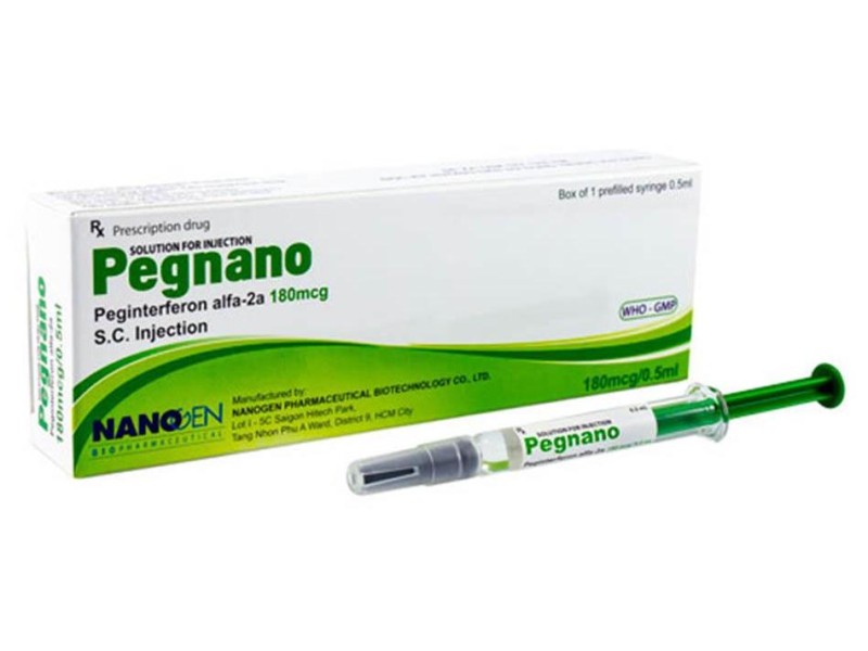 Dung dịch tiêm Pegnano 180mcg (1 bơm tiêm đóng sẵn/hộp)