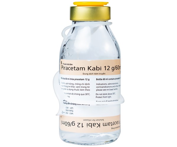 Dung dịch tiêm truyền Piracetam Kabi 12g (60ml)