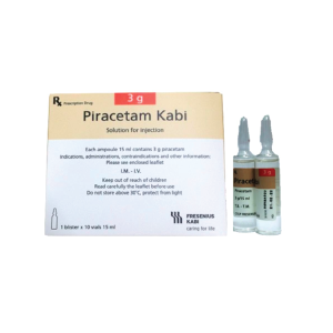 Dung dịch tiêm Piracetam Kabi 3g/15ml (10 ống/hộp)