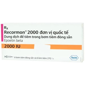  Dung dịch tiêm Recormon 2000IU (6 bơm tiêm/hộp)