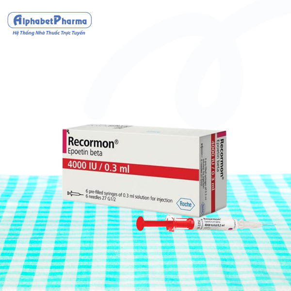 Dung dịch tiêm Recormon 4000IU (6 bơm tiêm/hộp)