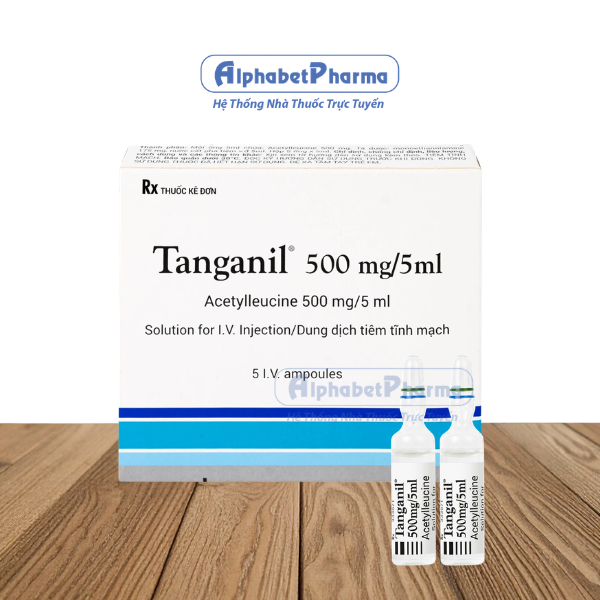 Dung dịch tiêm Tanganil 500mg/5ml Pierre Fabre (5 ống/hộp)