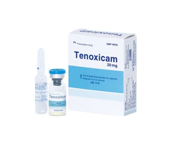 Thuốc bột pha tiêm Tenoxicam 20mg Bidiphar (1 ống/hộp)