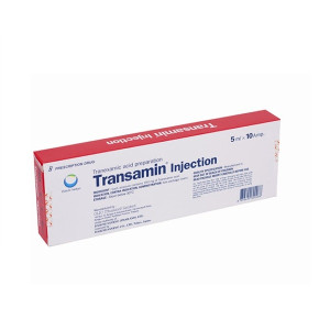 Dung dịch tiêm Transamin Injection 250mg/5ml (10 ống/hộp)