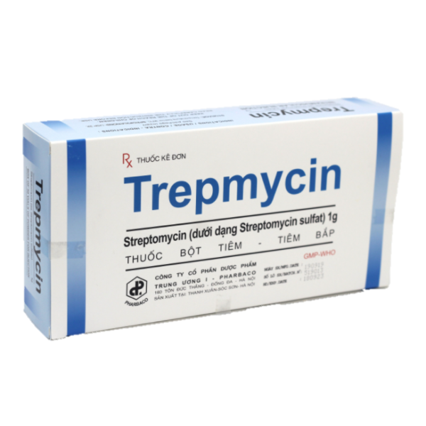 Thuốc bột pha tiêm  Trepmycin (50 lọ/hộp)