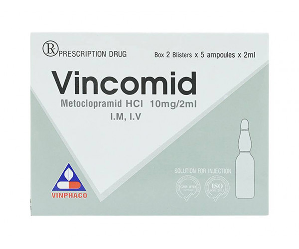 Dung dịch tiêm Vincomid (2 vỉ x 5 ống/hộp)