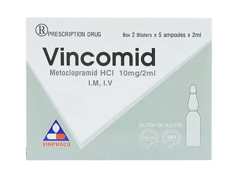 Dung dịch tiêm Vincomid (2 vỉ x 5 ống/hộp)
