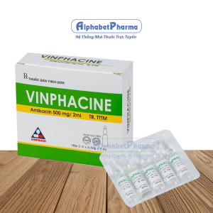 Dung dịch tiêm Vinphacine 500mg/2ml (10 ống/hộp)