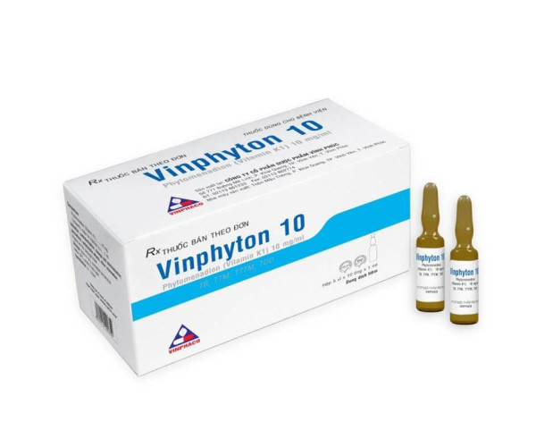 Dung dịch tiêm Vinphyton 10mg (50 ống/hộp)