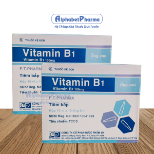 Dung dịch tiêm Vitamin B1 F.T PHARMA 100mg (100 ống/hộp)