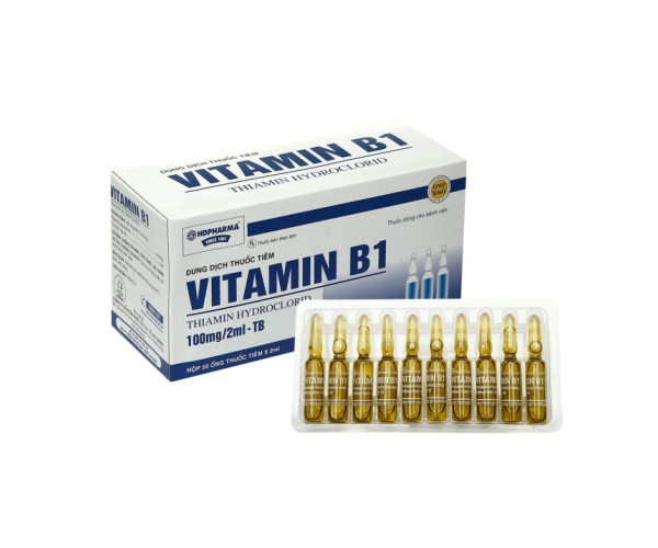 Dung dịch tiêm Vitamin B1 HDPHARMA 100mg (50 ống/hộp)