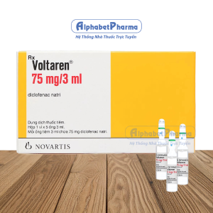 Dung dịch tiêm truyền Voltaren 75mg/3ml (5 ống/hộp)