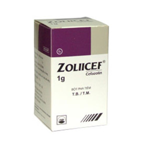 Thuốc bột pha tiêm Zoliicef 1g