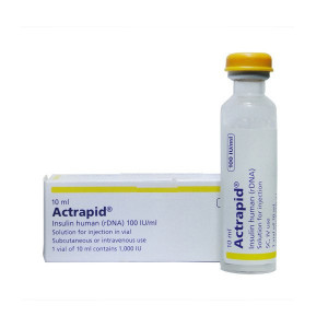 Dung dịch tiêm trị bệnh tiểu đường Actrapid 100IU/ml