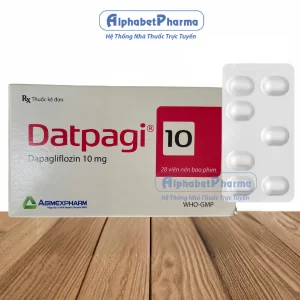 Thuốc điều trị đái tháo đường type 2 Datpagi 10mg (4 vỉ x 7 viên/hộp)