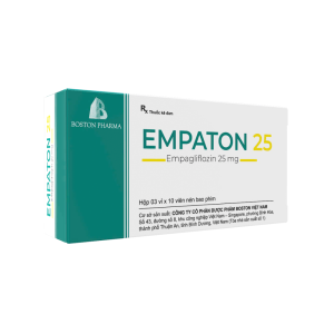 Thuốc trị bệnh tiểu đường Empaton 25mg (3 vỉ x 10 viên/hộp)