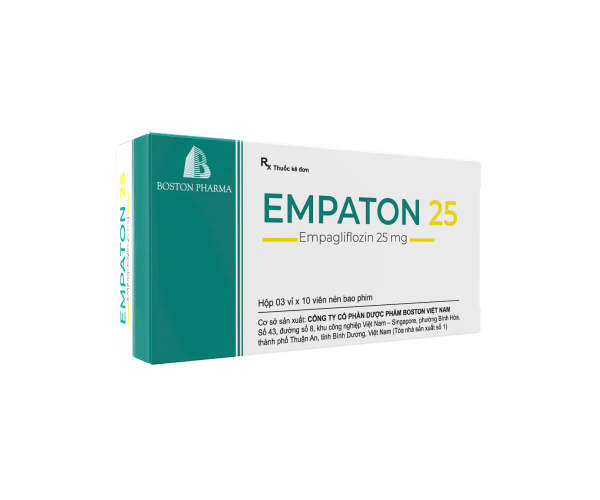 Thuốc trị bệnh tiểu đường Empaton 25mg (3 vỉ x 10 viên/hộp)