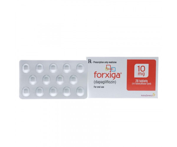 Thuốc trị bệnh tiểu đường Forxiga 10mg (2 vỉ x 14 viên/hộp)