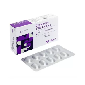Glimepiride Stella 2mg (3 vỉ x 10 viên/hộp)