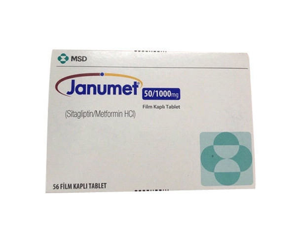 Thuốc trị bệnh tiểu đường Janumet 50/1000mg (8 vỉ x 7 viên/hộp)