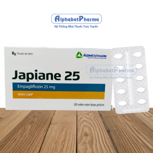 Japiane 25mg (3 vỉ x 10 viên/hộp)