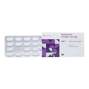 Metformin Stella 850mg (4 vỉ x 15 viên/hộp)