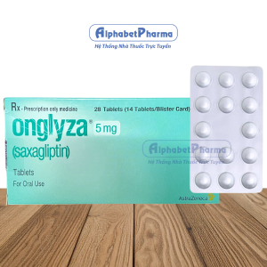 Thuốc trị bệnh tiểu đường Onglyza 5mg (2 vỉ x 14 viên/hộp)