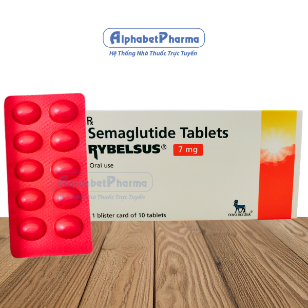 Thuốc điều trị bệnh đái tháo đường Rybelsus 7mg (10 viên/hộp)